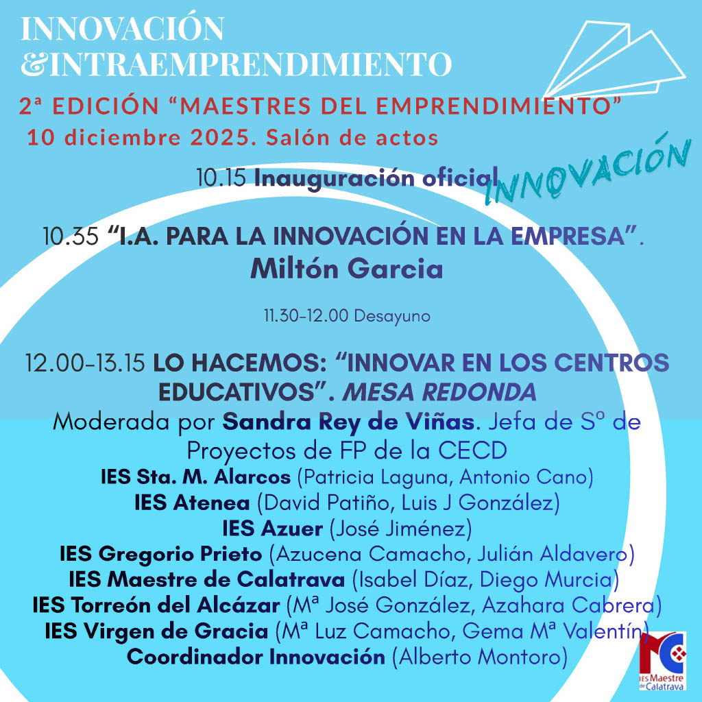 Maestres del Emprendimiento. 2ª edición.