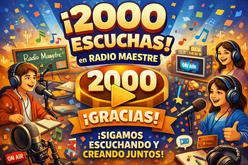 2000 escuchas de Radio Maestre
